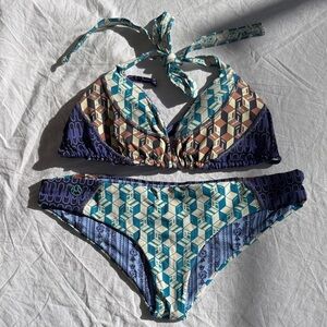 Maaji Multi Colored, Patterned Bikini.